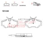 لنت ترمز جلو  پژو 405 و پرشیا آفورتیس - Image 2