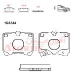 لنت ترمز جلو پراید -آفورتیس اصلی - Image 2