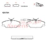 لنت ترمز جلو نیسان وانت دیسکی آفورتیس - Image 2