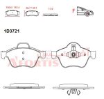 لنت ترمز جلو رنو داستر(شاسی بلند) آفورتیس - Image 2